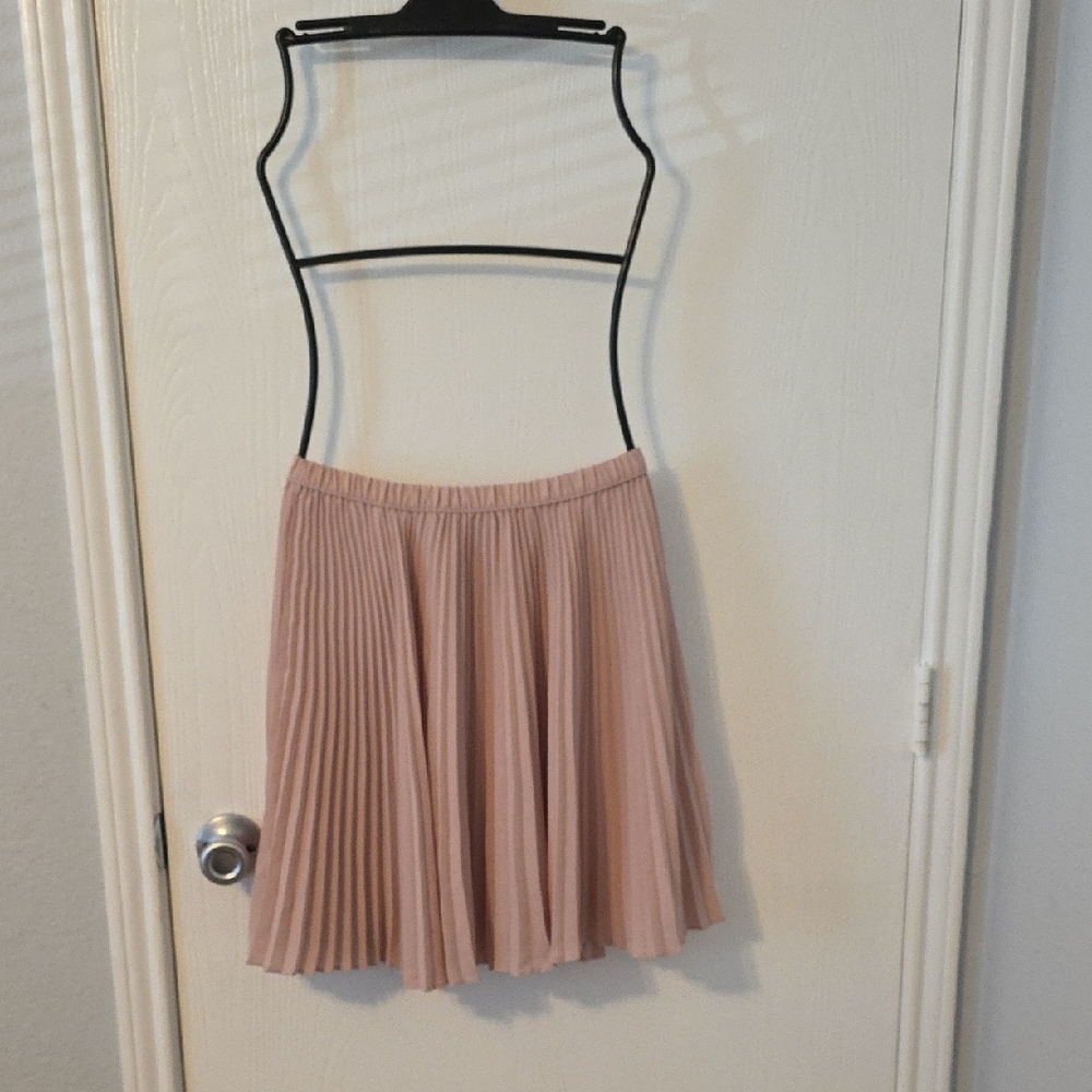 Banana Republic Pink Mini Skater Skirt
